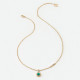 Guess JUBN02245JWYGEMT/U ogrlica Color My Day Gold Tone Emerald Green Cristal 10mm BESTSELLER