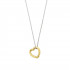 TI SENTO 34022SY ogrlica Heart Sterling Silver 925 Yellow Gold Plated Bestseller Statement