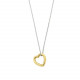 TI SENTO 34022SY ogrlica Heart Sterling Silver 925 Yellow Gold Plated Bestseller Statement