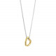 TI SENTO 34022SY ogrlica Heart Sterling Silver 925 Yellow Gold Plated Bestseller Statement