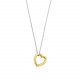 TI SENTO 34022SY ogrlica Heart Sterling Silver 925 Yellow Gold Plated Bestseller Statement