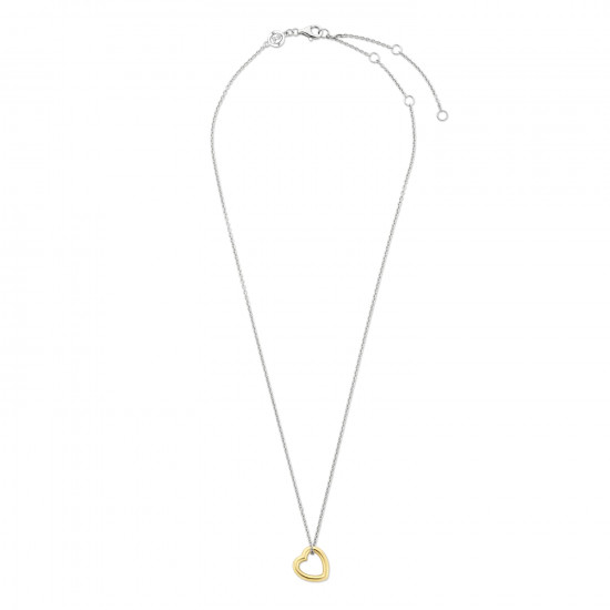 TI SENTO 34022SY ogrlica Heart Sterling Silver 925 Yellow Gold Plated Bestseller Statement