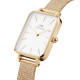 Daniel Wellington DW00100556 ženski sat Quadro Pressed Gold Tone Minimal White Dial 20mm