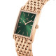 Daniel Wellington DW00100704 ženski sat Bound Rose Gold pravougaoni Emerald Green Sunray Dial 22mm