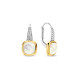 TI SENTO 7969MW mindjuše Zirconia Mother of Pearl Cushion Sterling Silver 925 Yellow Gold Plated 21mm Bestseller 