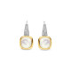 TI SENTO 7969MW mindjuše Zirconia Mother of Pearl Cushion Sterling Silver 925 Yellow Gold Plated 21mm Bestseller 