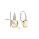 TI SENTO 7969MW mindjuše Zirconia Mother of Pearl Cushion Sterling Silver 925 Yellow Gold Plated 21mm Bestseller 