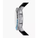 Fossil FS6049 muški sat Blue Sport GMT Black Silicone Watch 46mm Blue Sunray Dial 10ATM