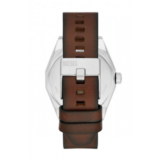 Diesel DZ2174 muški sat Scraper Sky Blue Dial Brown kožni kaiš 43mm