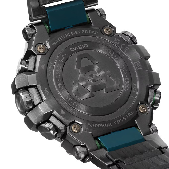 G-SHOCK MTG-B3000BD-1A2 muški sat Premium MTG Series Full G-Steel Dual Core Guard Bluetooth Tough Solar Deep Green detail 20ATM