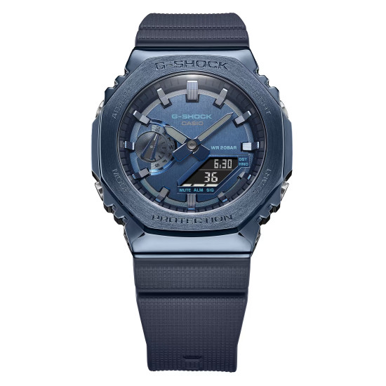 G-SHOCK GM-2100N-2ADR unisex Octagon Metal Frame All Midnight Blue Light and Strong 20ATM