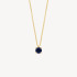Blush 3200YBS zlatna ogrlica 14ct Gold Blue Sapphire Pendant Necklace Kamen rodjenih u Septembru