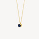 Blush 3200YBS zlatna ogrlica 14ct Gold Blue Sapphire Pendant Necklace Kamen rodjenih u Septembru