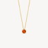 Blush 3200YCI zlatna ogrlica 14ct Gold Citrine Pendant Necklace Delicate Chain Kamen rodjenih u Novembru
