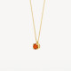 Blush 3200YCI zlatna ogrlica 14ct Gold Citrine Pendant Necklace Delicate Chain Kamen rodjenih u Novembru