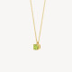 Blush 3200YGP zlatna ogrlica 14ct Gold Peridot Pendant Necklace Kamen rodjenih u Avgustu