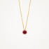 Blush 3200YRU zlatna ogrlica 14ct Gold Ruby Pendant Necklace with Delicate Chain Kamen rodjenih u Julu