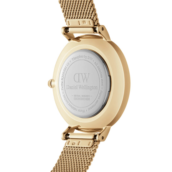 Daniel Wellington DW00100479 ženski sat Petite Gold Tone Mesh Band Sunray Emerald Green Dial 28mm
