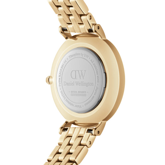 Daniel Wellington DW00100682 ženski sat Petite Gold Tone Roman Numerals Cobalt Blue kazaljke 28mm