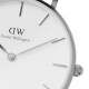Daniel Wellington DW00100164 ženski sat Petite Silver Tone Mesh Band Minimal White Dial 32mm