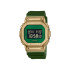 G-SHOCK GM-5600CL-3 unisex Digital Square Metal Case Gold Tone Transparent Green 20ATM