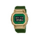 G-SHOCK GM-5600CL-3 unisex Digital Square Metal Case Gold Tone Transparent Green 20ATM