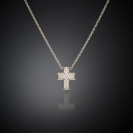 Chiara Ferragni J19AWC01 ogrlica Cross Small Silver Tone 