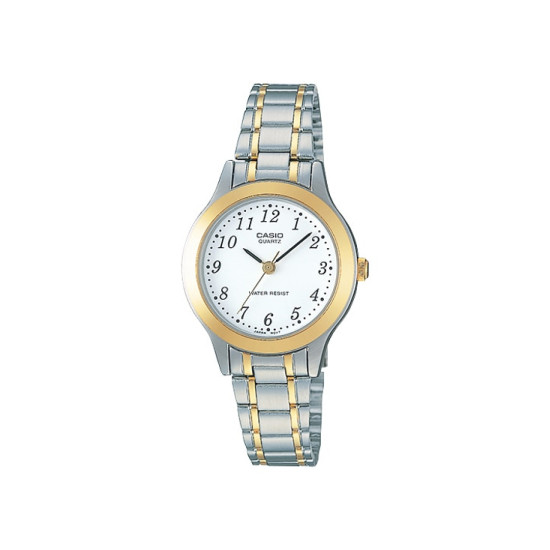 Casio LTP-1128G-7B ženski sat elegantan manji model pregledan brojčanik dva tona 27mm