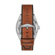 Fossil ME3261 muški sat Everett Automatic Brown kožni kaiš Fresh Green Skeleton Dial 42mm
