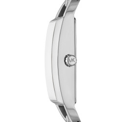 Michael Kors MK7407 ženski sat Mini Empire Silver-Tone Elegant Logo MK Dial 30mm