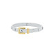 Michael Kors MKJ835400931 narukvica kruta Colby Buckle Two Tone Silver Gold 