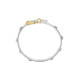 Michael Kors MKJ835400931 narukvica kruta Colby Buckle Two Tone Silver Gold 