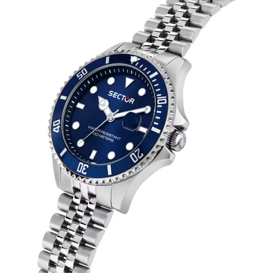Sector R3253161053 muški sat Blue Marine Classic 43mm Jubilee Bracelet Edition Series 230 10ATM