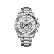 Citizen AN8200-50A muški sat Sport Chronograph 10ATM Silver White Dial 44mm 