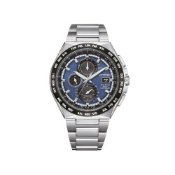 Citizen AT8238-84L muški sat Super Titanium Eco-Drive Radio-Controlled 10ATM Blue Dial 43mm