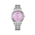 CITIZEN EM0411-71X ženski sat Elegance Rosa Eco-Drive Purple Pink Dial 34mm