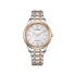 CITIZEN EM0416-78A  ženski sat Elegance Two Tone Silver Rose Gold Eco-Drive White Dial 34mm