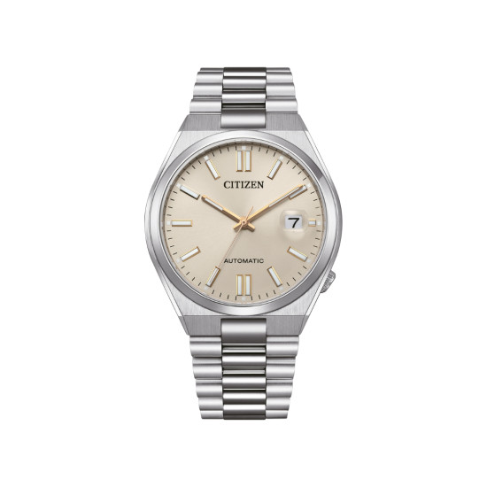 CITIZEN NJ0151-88W TSUYOSA muški sat Automatic Sapphire Glass Colorful Sunshine Beige Dial 40mm