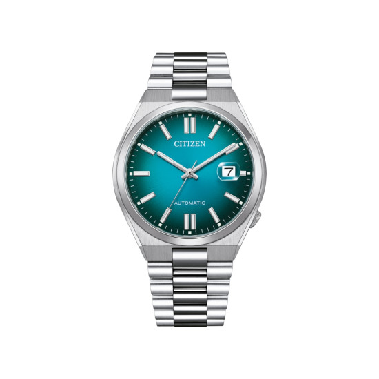 CITIZEN NJ0151-88X TSUYOSA muški sat Automatic Sapphire Glass Colorful Sunshine Gradient Turquoise Dial 40mm