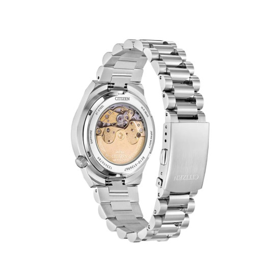 CITIZEN NJ0200-50Z TSUYOSA unisex sat Automatic Sapphire Glass Colorful Light Pastel Pink Sunray Dial 37mm