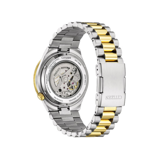 CITIZEN NJ0234-58X muški sat TSUYOSA Shore Diver Style Automatic Sapphire Glass Two Tone Sunray Bordo Dial 40mm 10ATM