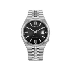 CITIZEN NK0020-55E TSUYOSA 60 muški sat Automatic Sapphire Glass Jubilee Bracelet Black Sunray Dial 40mm