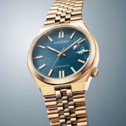 CITIZEN NK0023-57L TSUYOSA 60 muški sat Automatic Sapphire Glass Jubilee Bracelet Marine Blue Sunray Dial 40mm