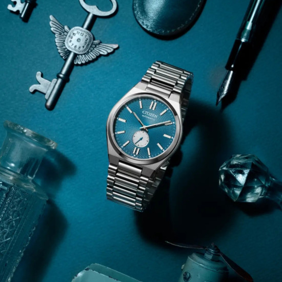 CITIZEN NK5010-51L TSUYOSA muški sat Automatic Small Seconds Sapphire Glass Colorful Marine Blue Dial 40mm