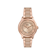 Fossil CE1133 ženski sat Gilmore Rose Gold Tone Nude Ceramic Roman Numerals 38mm