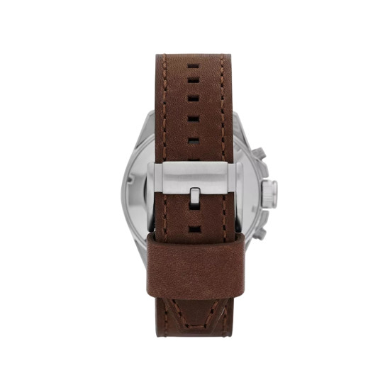 Fossil CH2885 muški sat Decker Chronograph Bestseller Brown kožni kaiš Black Dial Rose Gold detail 10ATM