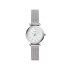 Fossil ES4432 ženski sat Carlie Mini Silver Tone Mesh Band Mother of Pearl Dial 28mm