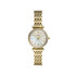 Fossil ES4735 ženski sat Carlie Mini Gold Tone Stainless Steel White Mother Of Pear Dial 28mm