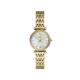 Fossil ES4735 ženski sat Carlie Mini Gold Tone Stainless Steel White Mother Of Pear Dial 28mm