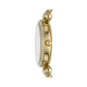 Fossil ES4735 ženski sat Carlie Mini Gold Tone Stainless Steel White Mother Of Pear Dial 28mm